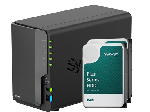 [1609129] Synology NAS DiskStation DS224+ 2-bay Synology Plus HDD 8 TB