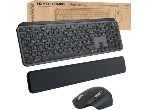 [1445556] Logitech Ensemble clavier-souris MX Keys Combo for Business 2. Gen